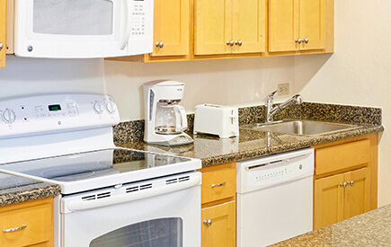 Aston Kaanapali Shores - Ocean View Suite Kitchen